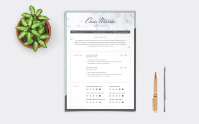 Content Writer CV Resume Template