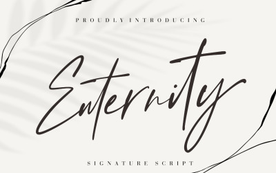 Enternity İmza El Yazısı Yazı Tipi