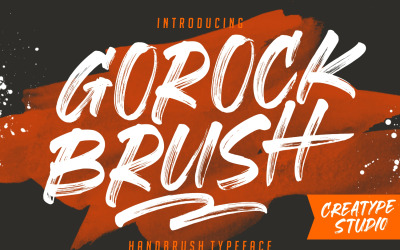 Gorock borst typsnitt typsnitt