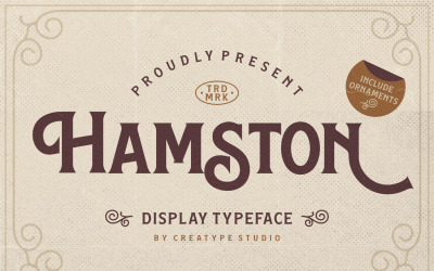 Hamston Display Vintage Font