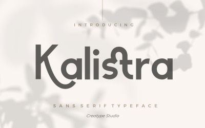 Kalistra Sans Serif typsnitt