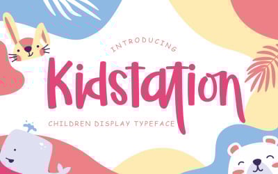 Kidstation Fun Children Display Font