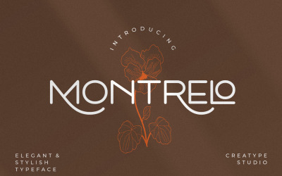 Montrelo Elegant Sans Serif betűtípus