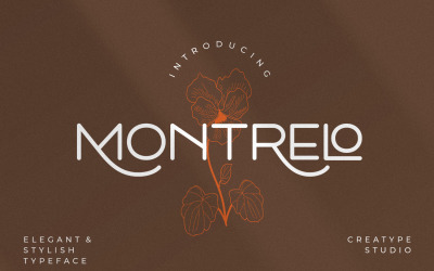 Montrelo Elegant Sans Serif字体
