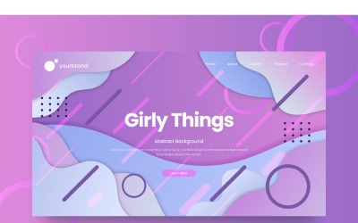 Abstract  Girly Things Background