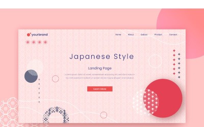 Fondo abstracto estilo japonés 2