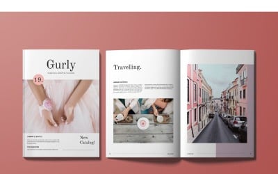 Gurly Magazine Template