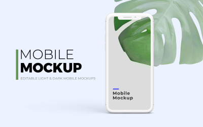 Mobile product mockup