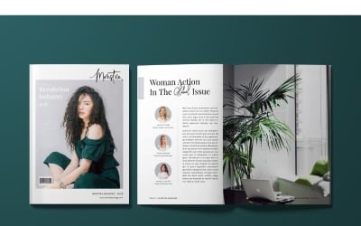 Modello di rivista Monstra