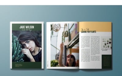 Modello per rivista Jade Wilson