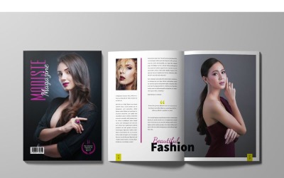 Modiste Fashion Magazine-sjabloon