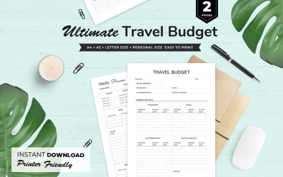 Planificateur de budget de voyage ultime