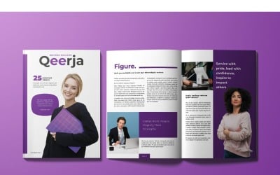 Plantilla de revista Qeerja