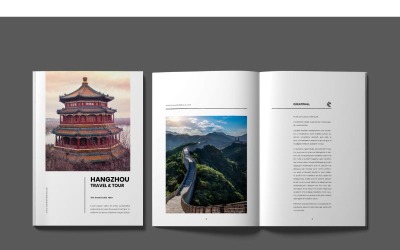 Travel Magazine sjabloon