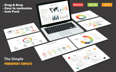 Le modèle PowerPoint simple