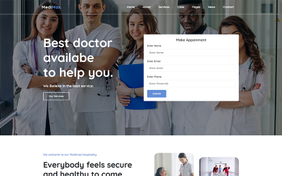 Medimax - Modèle de site Web médical et de santé