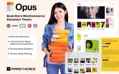 OPUS-书店WooCommerce主题