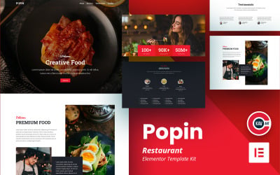 Popin - Restaurangmall - Elementor Kit