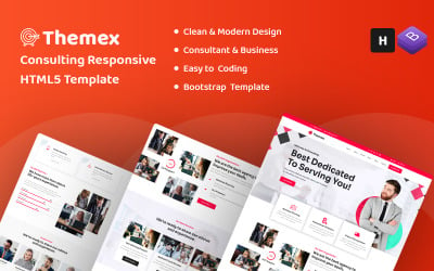 Themex - Plantilla de sitio web HTML5 de consultoría