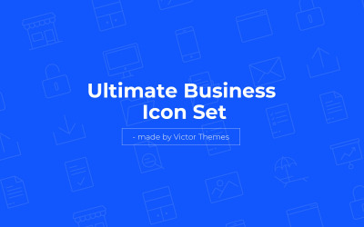 Conjunto de iconos de Ultimate Business