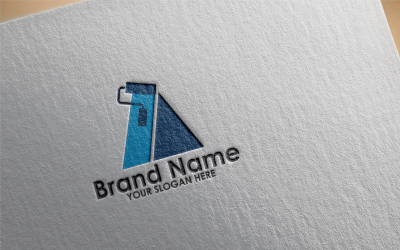 Plantilla de logotipo de pintura letra A