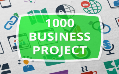 Sada ikon 1000 obchodních projektů