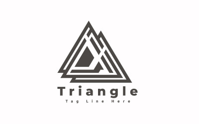 Modèle de logo triangle