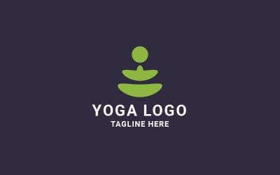 Yoga Nature Logo Template