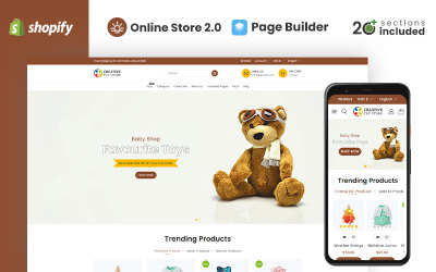 创意玩具店Shopify主题