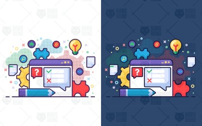 Concept d'analyse - Illustration