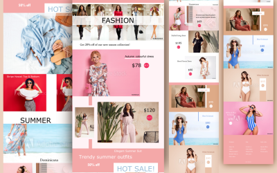 Fashion Online Shop Layout Psd #159167