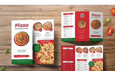 Trifold Pizza - Modello di identità aziendale