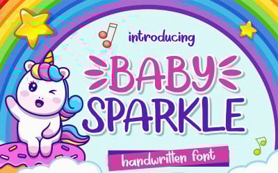 Baby Sparkle - Fuente manuscrita