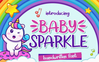 Baby Sparkle - рукописний шрифт