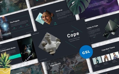 Cope - Минимальные слайды Google