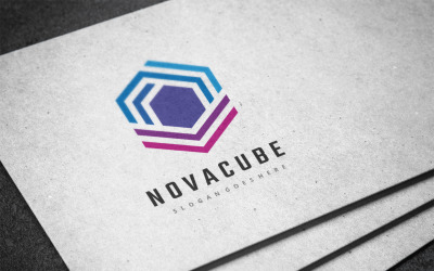 Nova Cube Logo Template