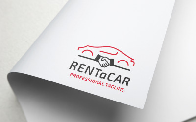 Plantilla de logotipo de Rent a Car