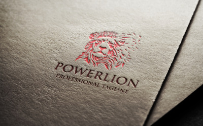 Power Lion logó sablon
