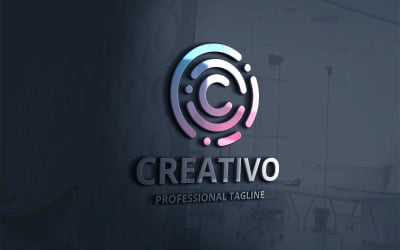 Round Letter C Logo Template