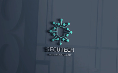 Secure Technology Logo Template