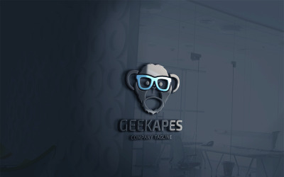 Geek Apes Logo Template