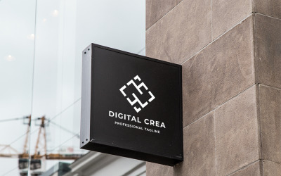 Modelo de logotipo de agência criativa
