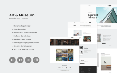 Artey — тема WordPress для музеев и искусства