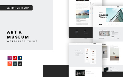 Artey - WordPress-tema för konst och museum