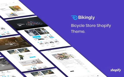 Bikingly - Cykelaffär Shopify-tema