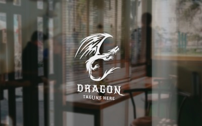 Modello di logo del drago