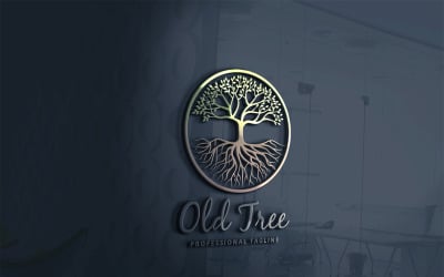 Old Tree Logo Template