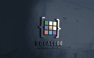 Squa Code Logo sjabloon