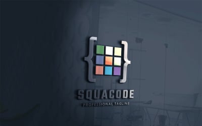 Squa Kodu Logo Şablonu