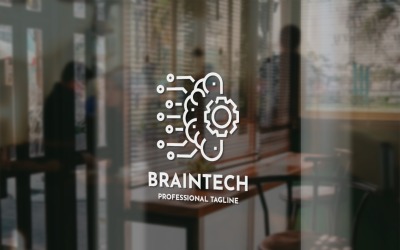 Szablon Logo Brain Tech v.2